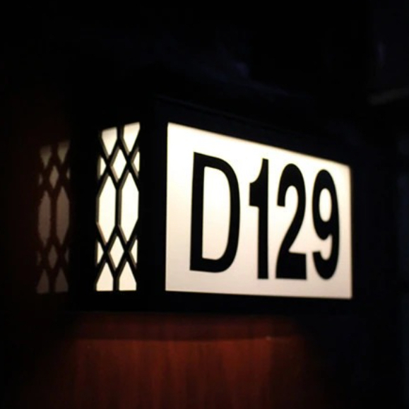 Nomor Rumah LED | Lampu Taman LED | Hiasan Dinding LED