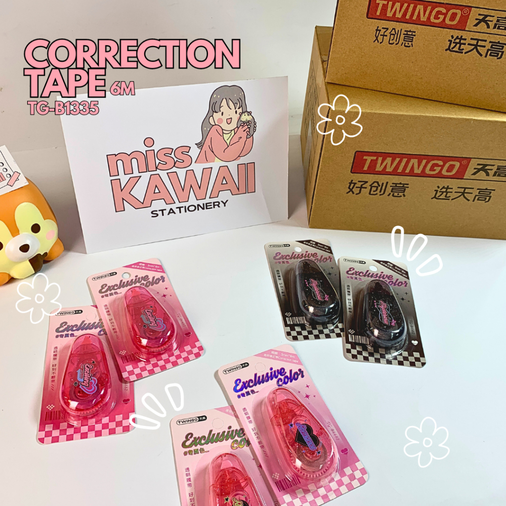 Pita Koreksi Kecil Barbie/ Correction Tape Compact/ Correction Pen/ Tipe X Rol/ Tip X / Tipe Ex/ TWI