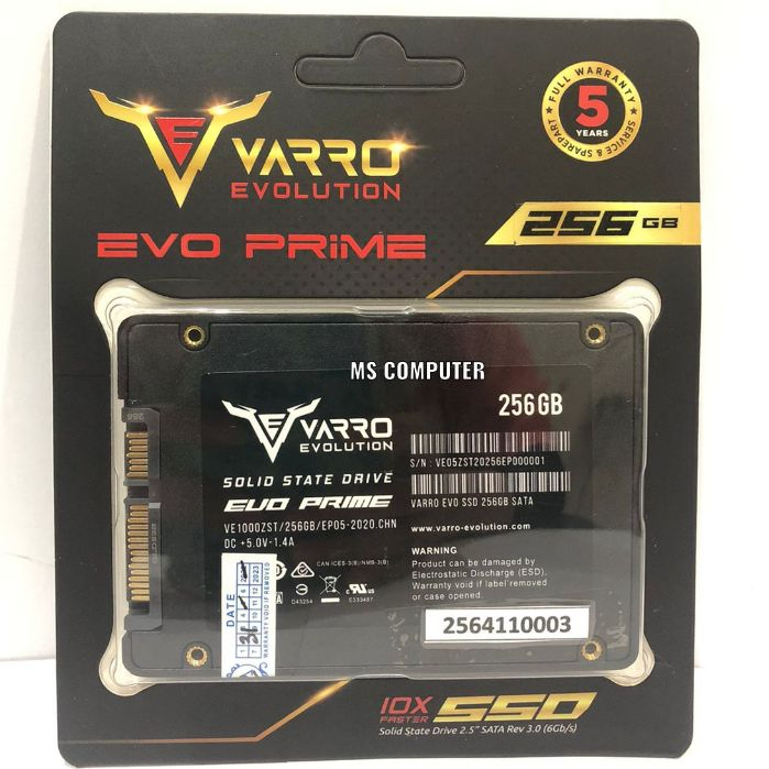 SSD VARRO 256GB SATA 2,5inch