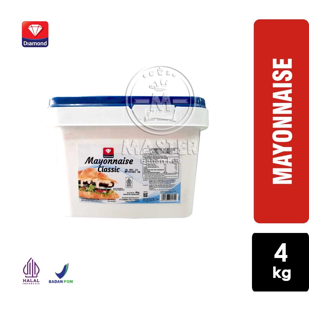 

Diamond Mayonnaise Reguler 4 kg [KHUSUS INSTANT]