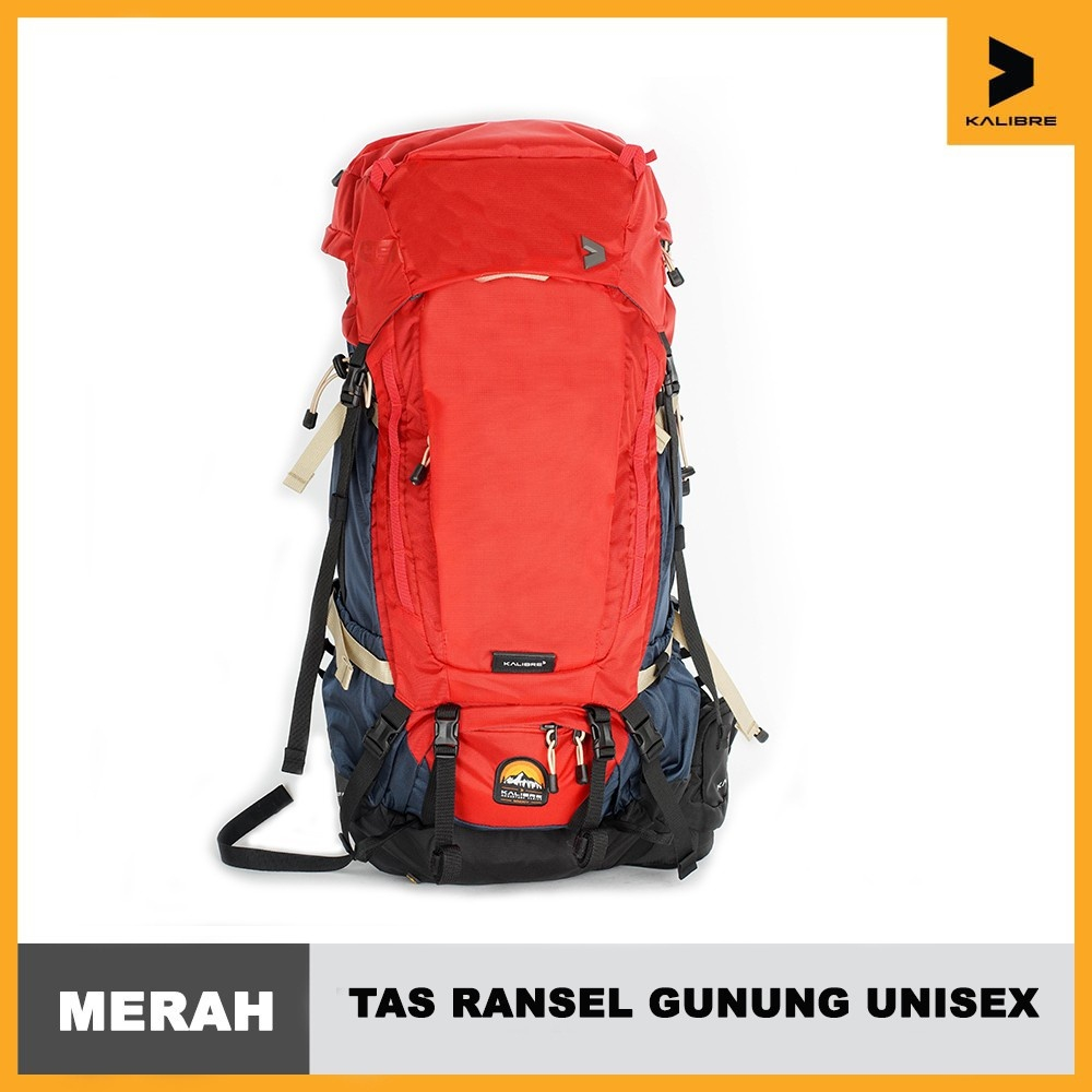 Kalibre Carrier Backpack Traveling Loader Pro 45 Merah Tas Gunung 45 L Hiking carier Art 911036647