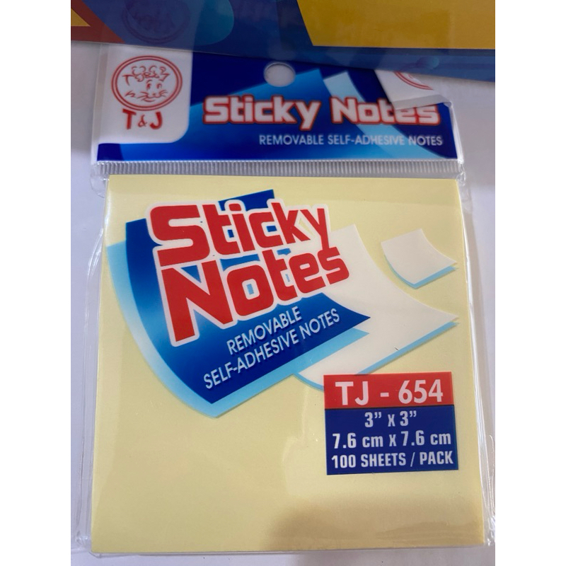 

T&J Sticky Notes TJ-654