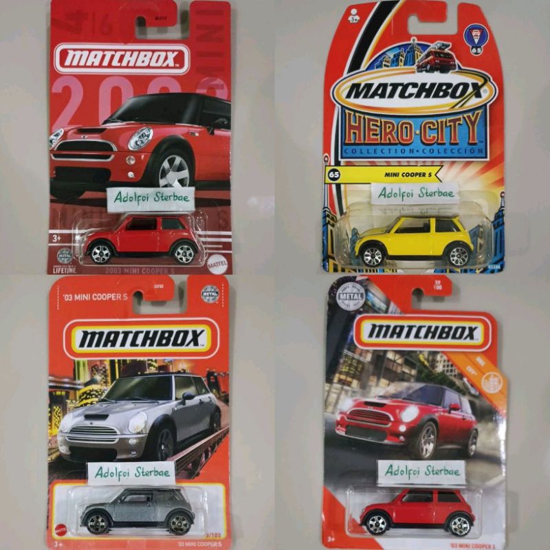 matchbox '03 mini cooper S mbx city edisi mini 4/6 65 hero city collection coleccion