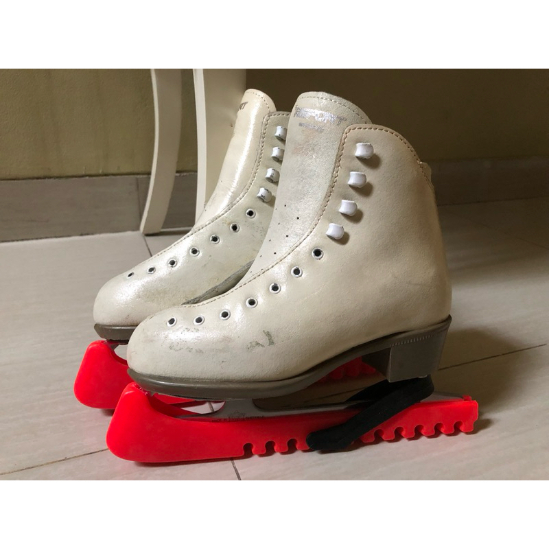 Risport ETOILE - Kids White Leather- ICE SKATES