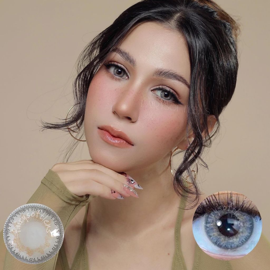 Softlens Kitty Mini Sheer Grey / Kontak Lensa