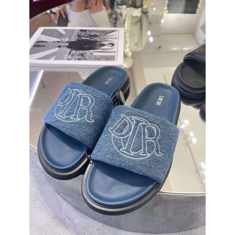 Sandal Branded Kulit Pria Dior