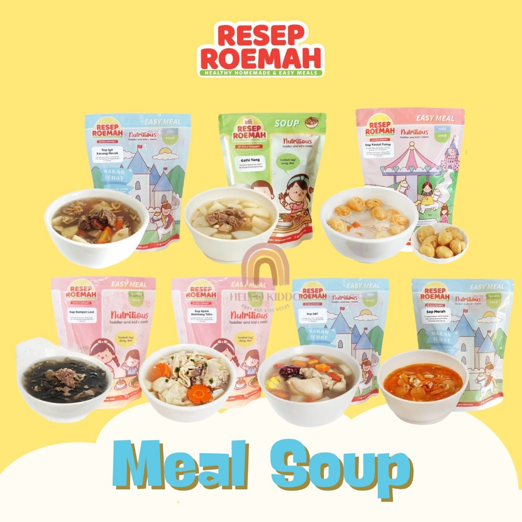 

RESEP ROEMAH FROZEN TODDLER MEAL SOUP / SUP ANAK BALITA NON MSG