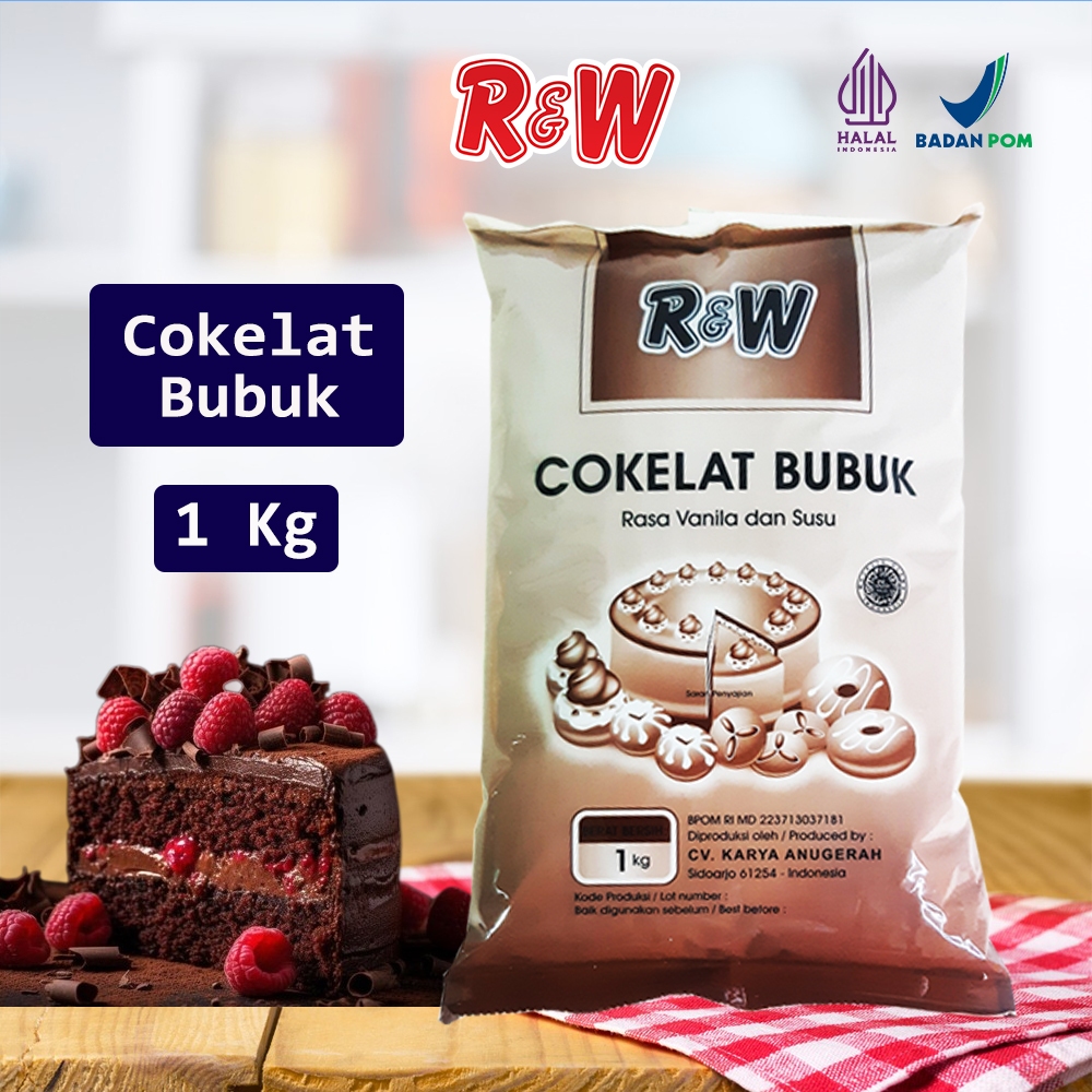 

Coklat Cokelat Bubuk Kue Kiloan Rajawali R&W 1 kg