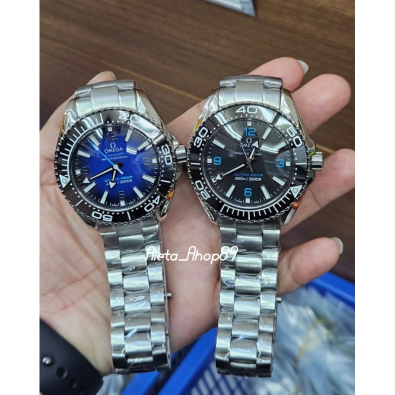 JAM TANGAN PRIA/COWOK OMEGA SEAMASTER ULTRA DEEP PLANET OCEAN AUTOMATIC #jamtanganpria #omega