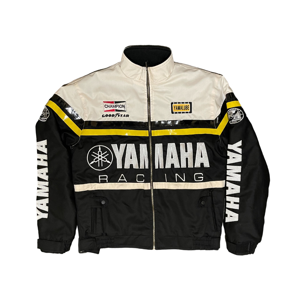 Jaket Motor Pria Yamaha Racing Team Champion 50th Anniversary Moto Gp Terbaru Full PRINTING