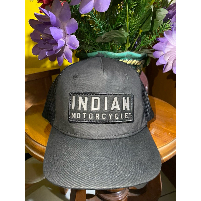 TOPI INDIAN MOTORCYCLE . TOPI MOTORAN . TOPI VINTAGE . INDIAN MOTORCYCLE