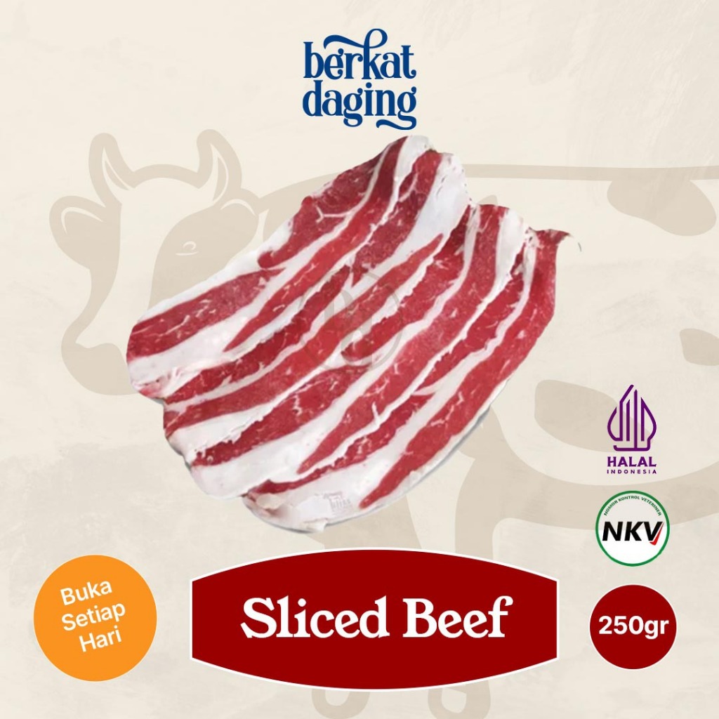 

Beef Karubi Slice / Sliced Belly Beff / Yoshinoya Shortplate 250gr - Berkat Daging