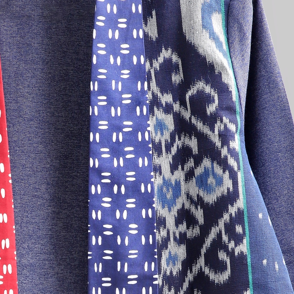 sut Outer Batik Tenun Wanita Aruna / Outer Batik Tenun Kantor