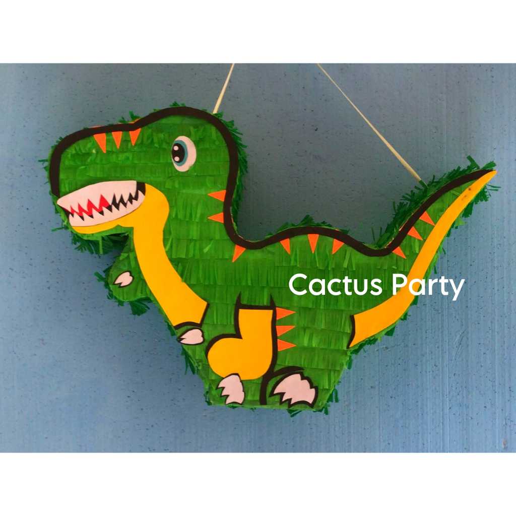 Pinata Pukul/Pinata Tarik Karakter Ulang Tahun Motif T-Rex/Tirex