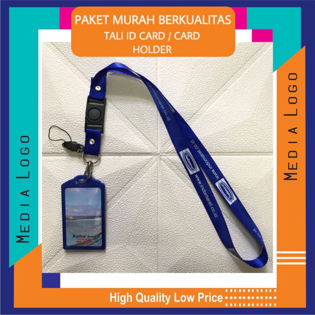 

INDOMARET Lanyard ID CARD/Gantungan ID Card-Tali Strap (Paket Murah)