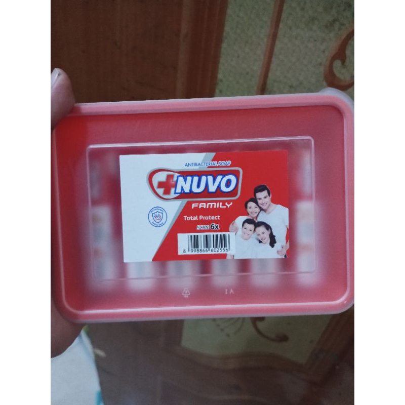 SABUN MANDI NUVO ISI 6 FREE TEPAK