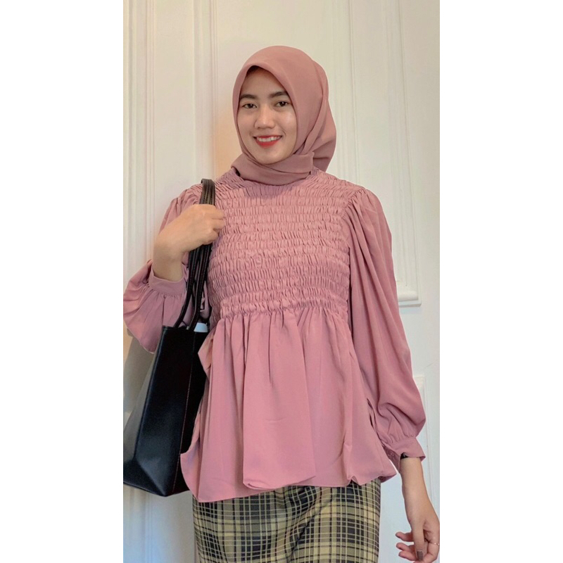 BLOUSE CRINKLE POLOS IMPORT