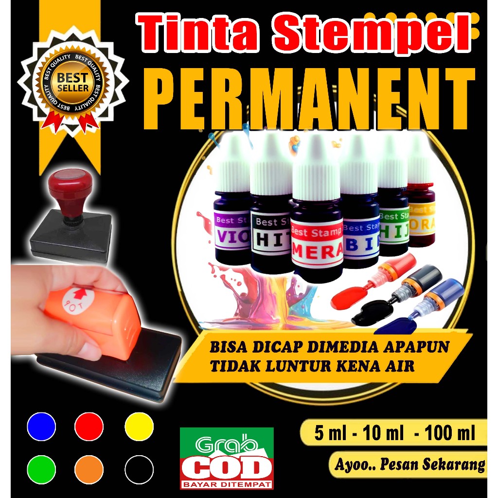 

Tinta Stempel Permanent Waterproof