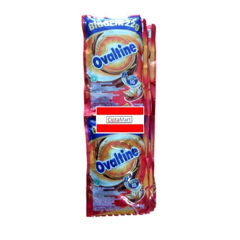 

Ovaltine Cokelat dan Malt 10 x 22gr