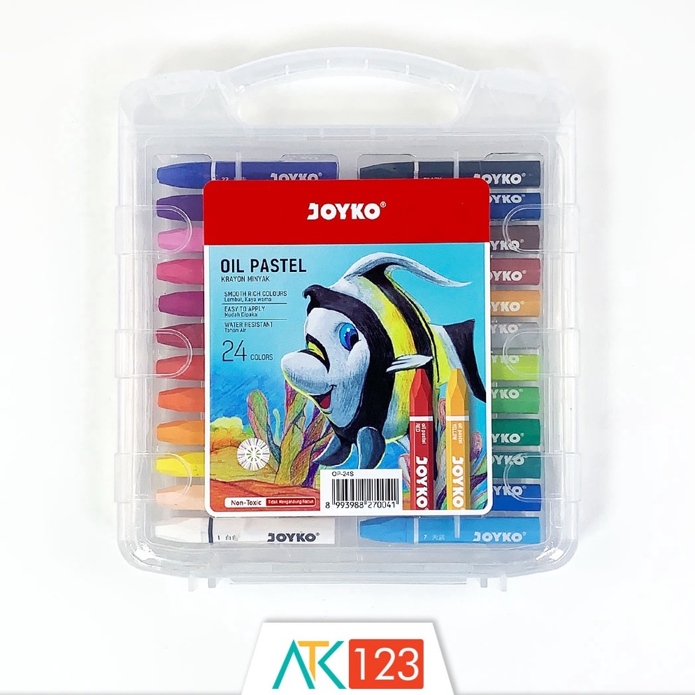 

Krayon Crayon Titi Joyko 24 Oil Pastels OP24S KODE A2I2