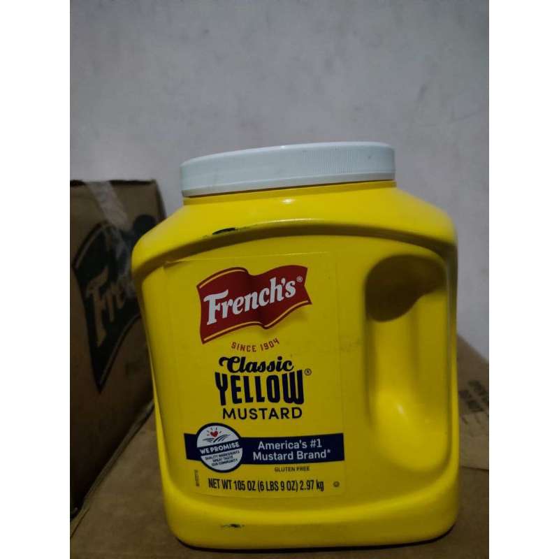 

Frenchs Clasic yellow mustard biji mustard