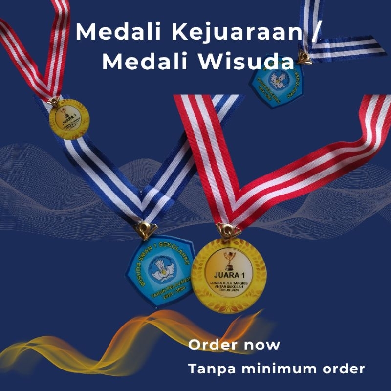 Medali Wisuda - Medali Kejuaraan Akrilik Resin