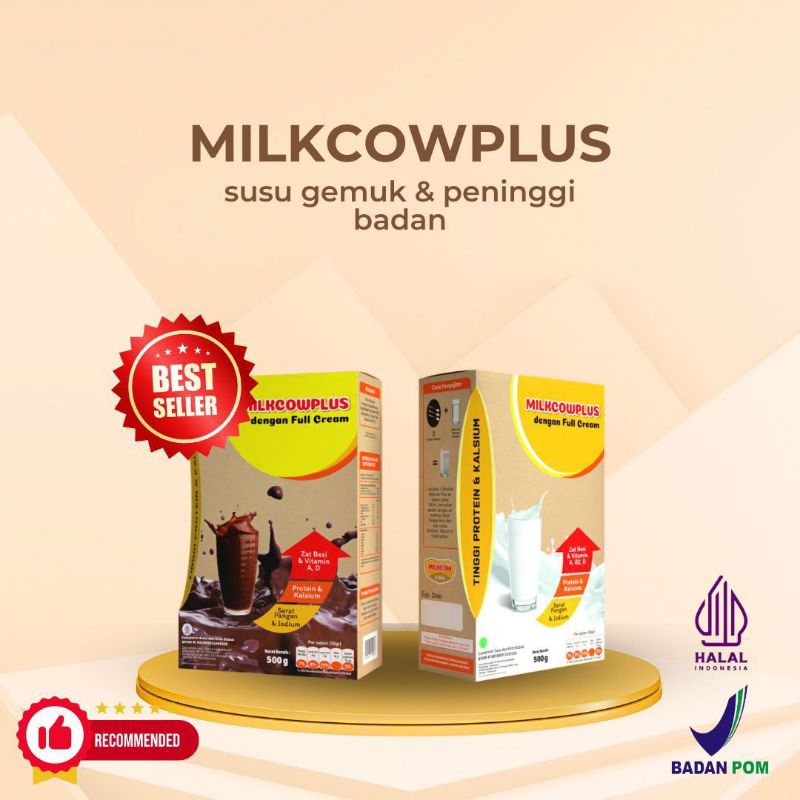 

MILKCOW PLUS SUSU PENINGGI BADAN AMPUH 500g / SOLUSI TEPAT NAIKKAN BERAT BADAN ANAK