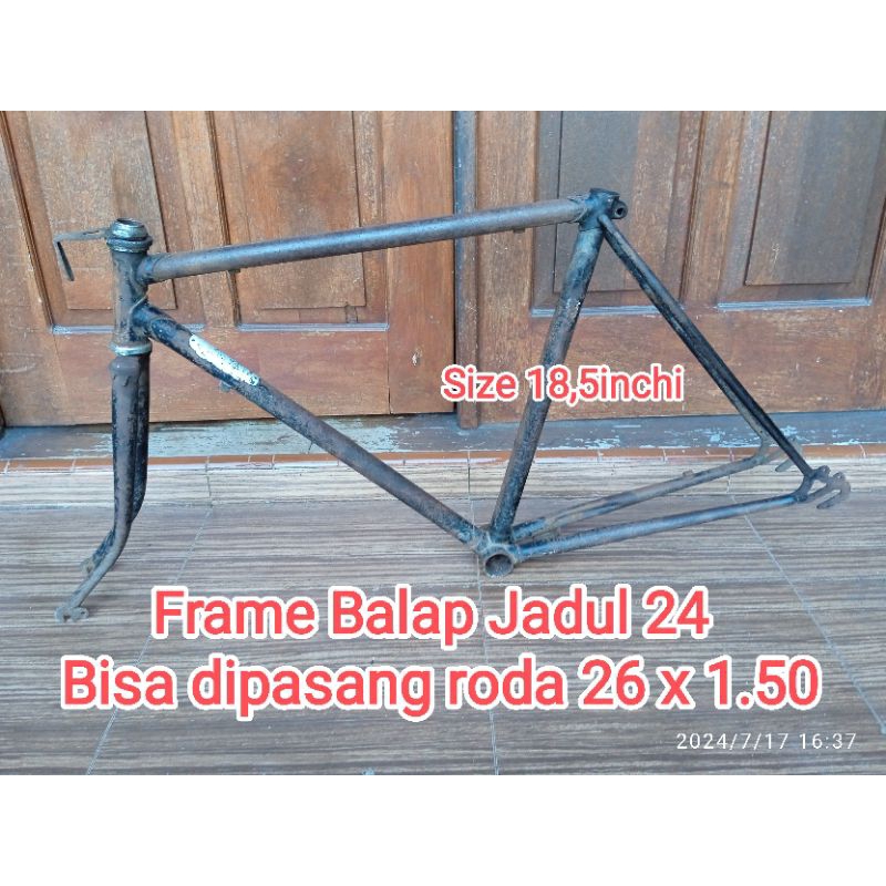 Frame Balap Jadul 24, size 18,5inchi