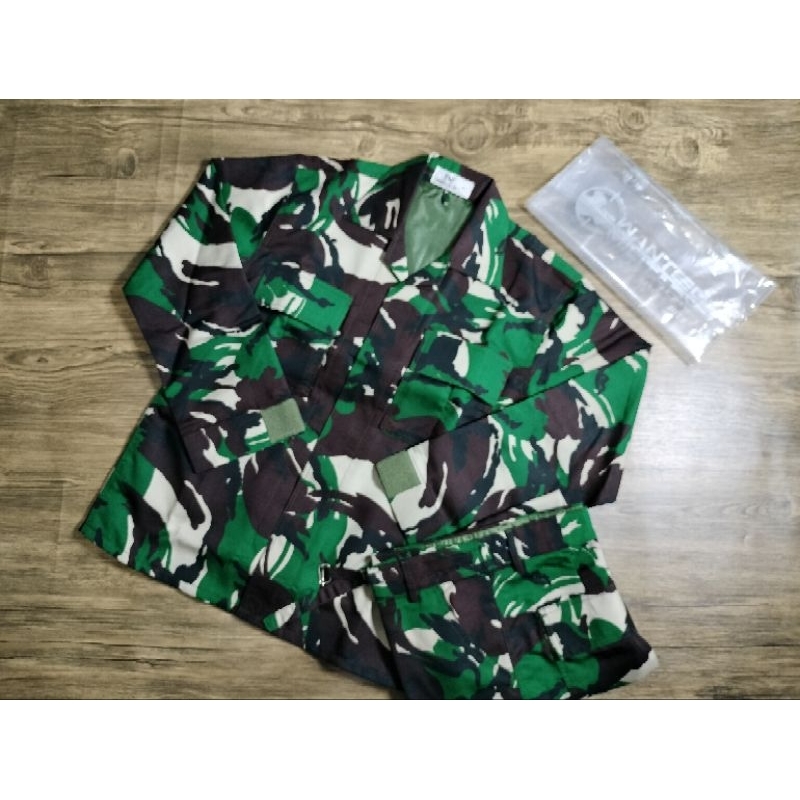 Setelan Baju : PDL TNI-AD BALOTELLI ( RESLETING FURING )