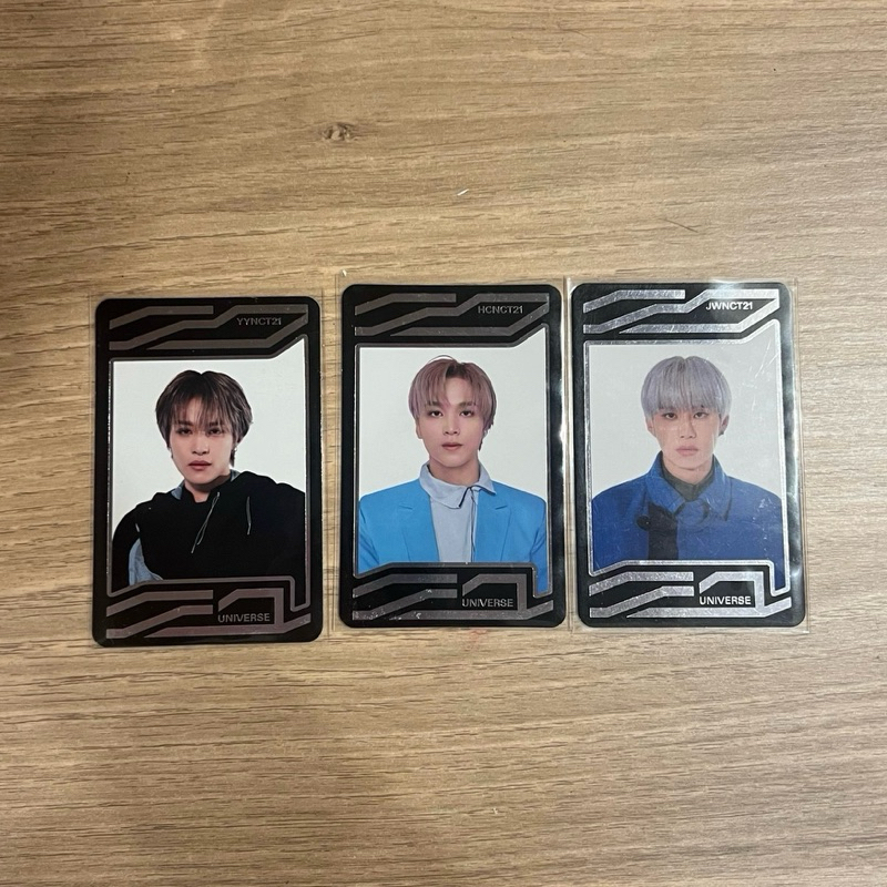 photocard uc universe haechan, yangyang, jungwoo 2021
