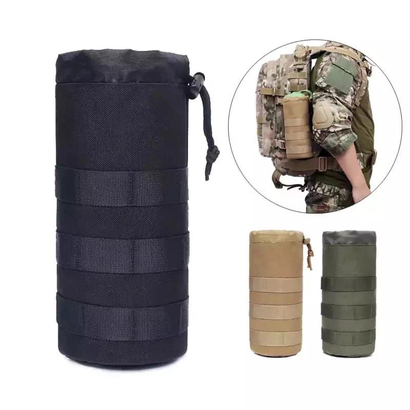 Tas Botol minum Outdoor Tactical Army / Sarung Botol Air Minum Perlengkapan Camping
