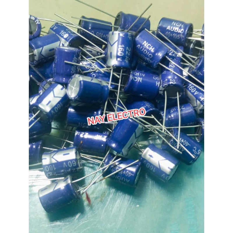 ELCO 22UF 160V CAPASITOR 22UF 160V BAGUS