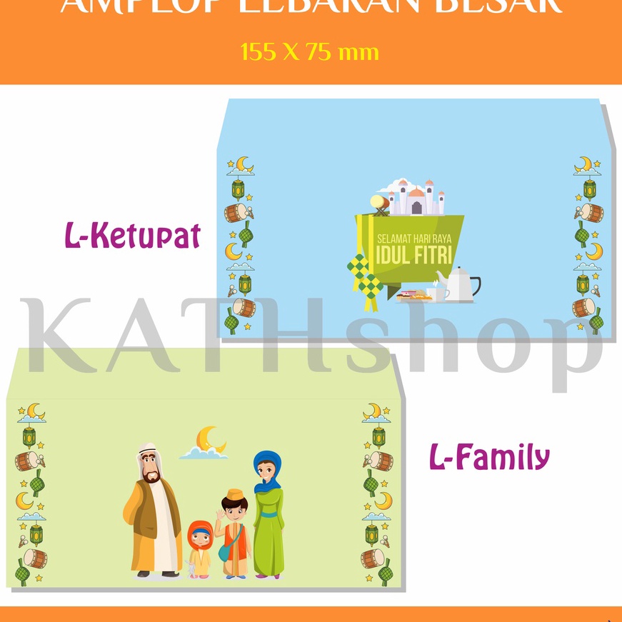 

Top KATHSHOP 2 lbr AMPLOP THR Lebaran Idul Fitri BESAR LANDSCAPE