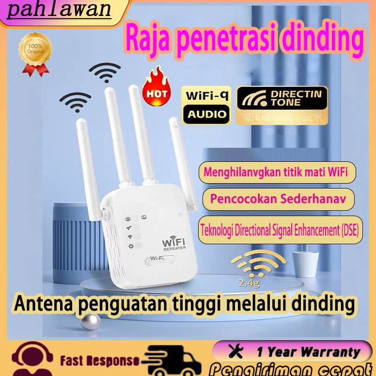 KODE C1Z7 repeater wiffi  penguat wifi jarak jauh  wifi extender jarak 5 meter  wifi repeater3 mbps 