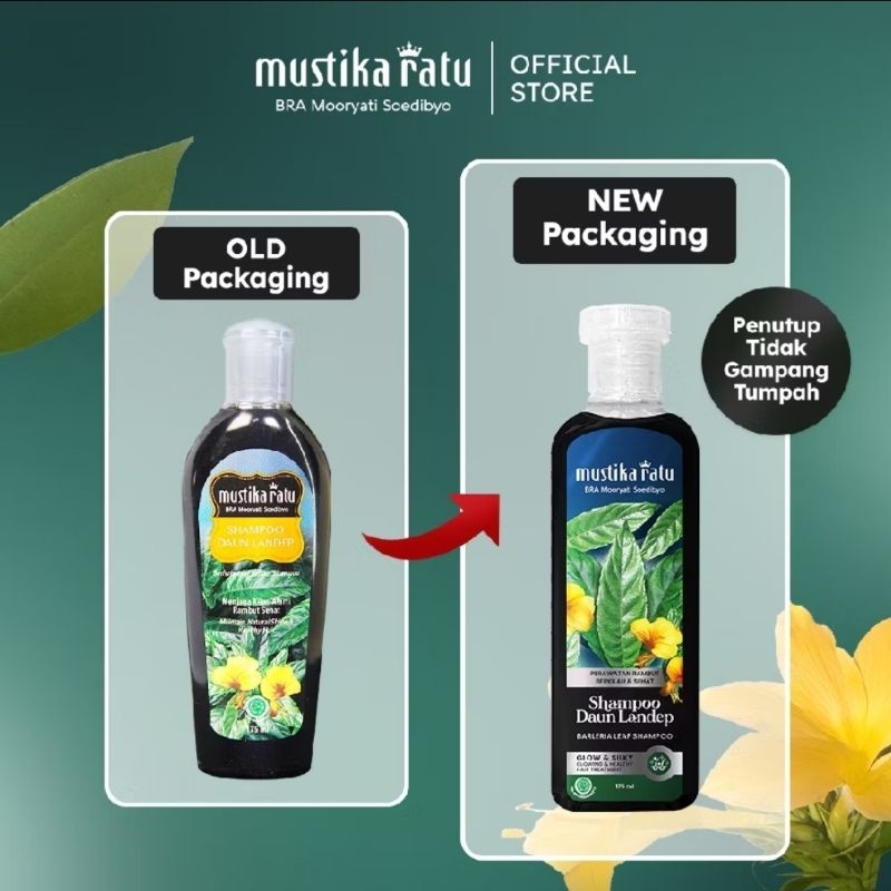 Mustika Ratu Shampoo Daun Landep 175ml - Mustika Ratu Shampoo