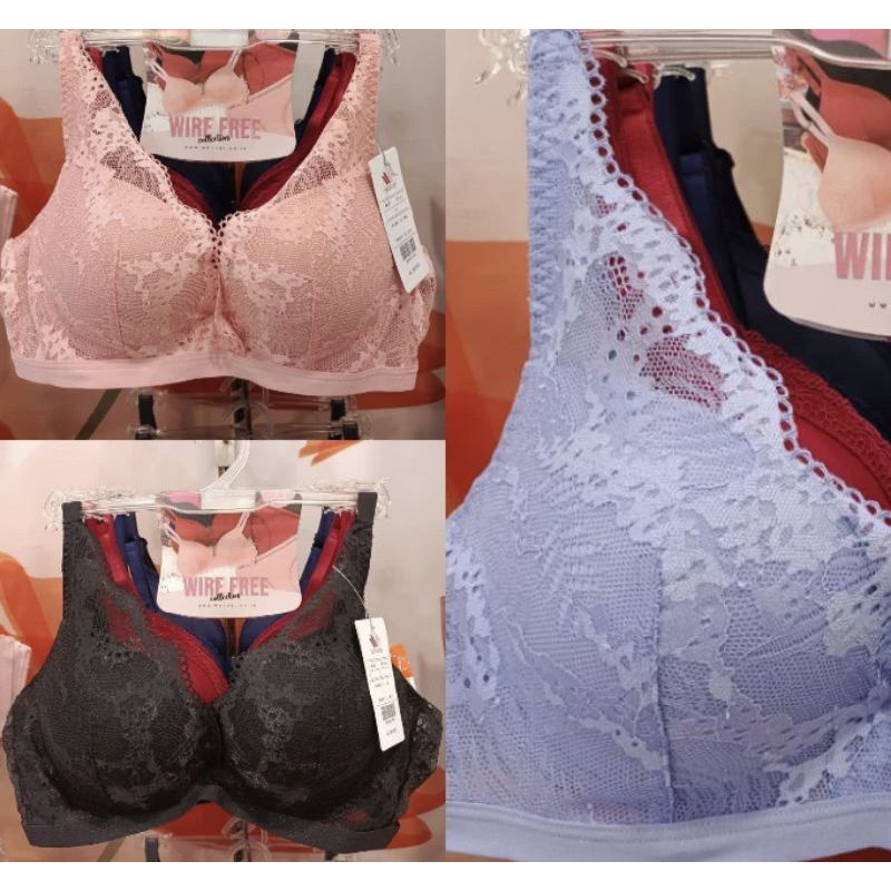 Sale Wacoal Lace Wire Free Bra tanpa kawat size M IB 4540