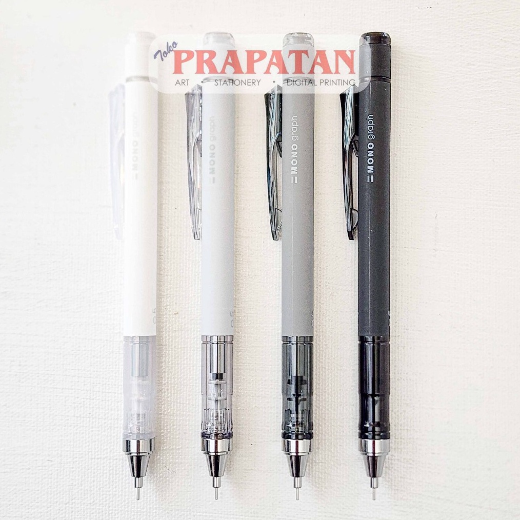 

Tombow Mono Graph GRAYSCALE Mechanical Pencil Pensil Mekanik KODE K6G6