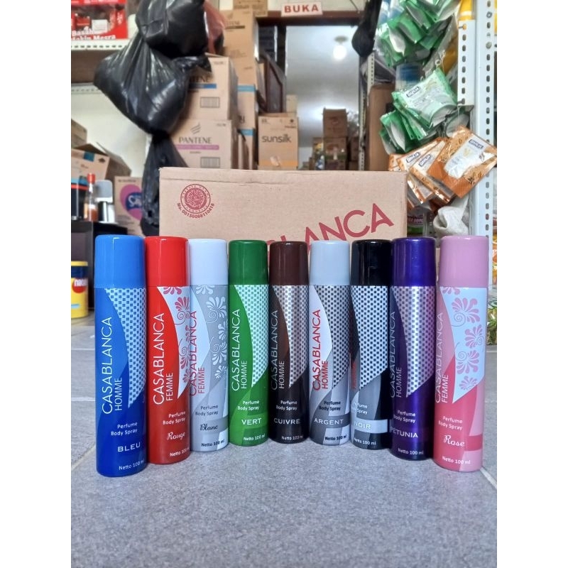 Casablanca Body spray100ml/parfum kaleng/Casablanca