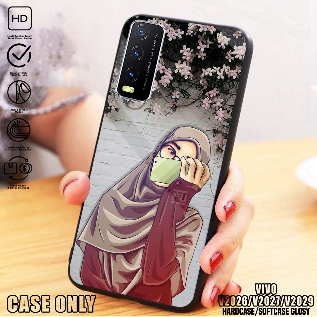 Case VIVO VIVO V2026 / V2027 / V2029 - Casing VIVO V2026 / V2027 / V2029 [ HIJAB ] Silikon VIVO V202
