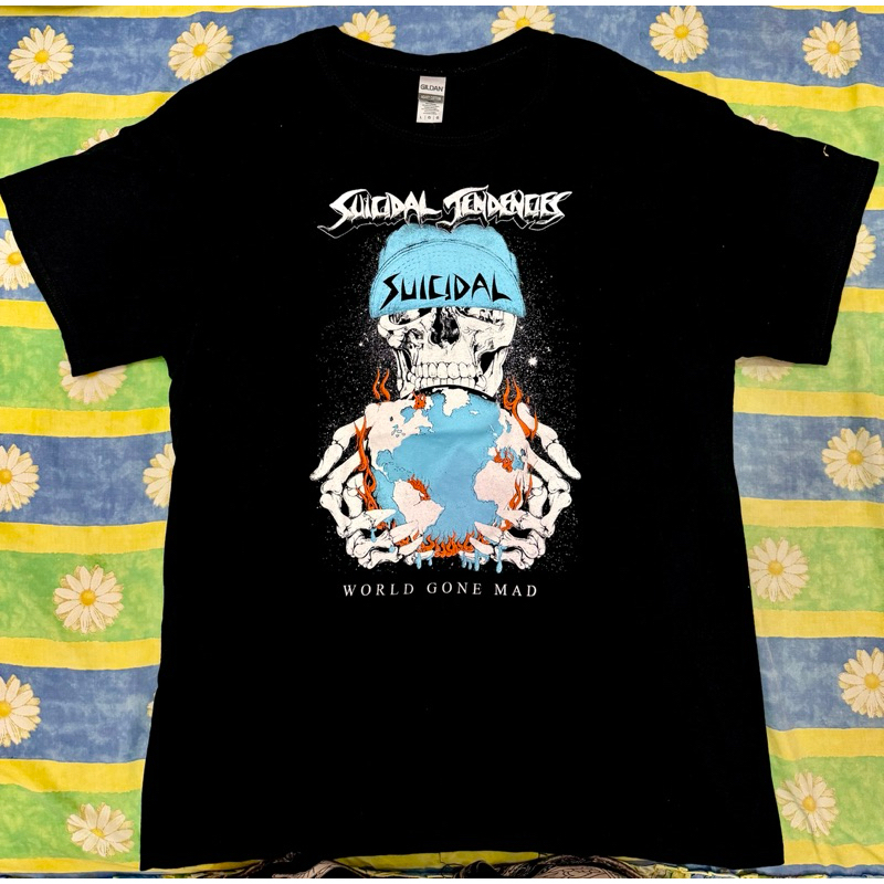 [Preloved] Kaos Band Original SUICIDAL TENDENCIES - World Gone Mad