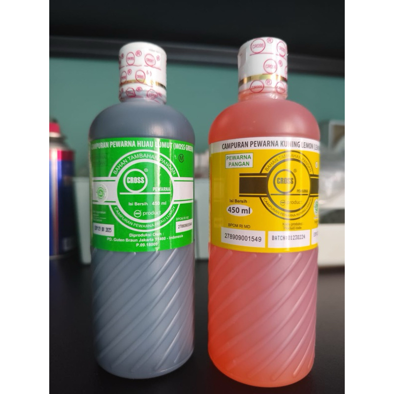 

CAMPURAN PEWARNA MAKANAN CROSS 450ML
