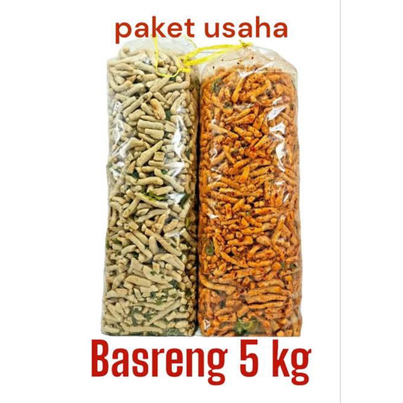 

paket usaha basreng 5 kg basreng pedas daun jeruk 5kg