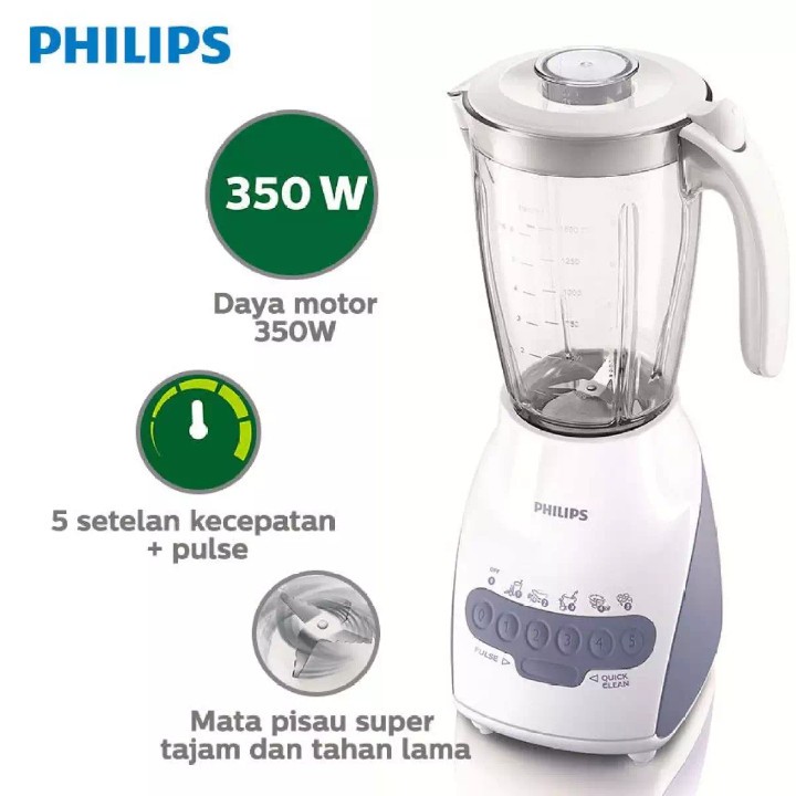 Philips Blender Plastik Blender Es Batu POP Ice Philip HR 211
