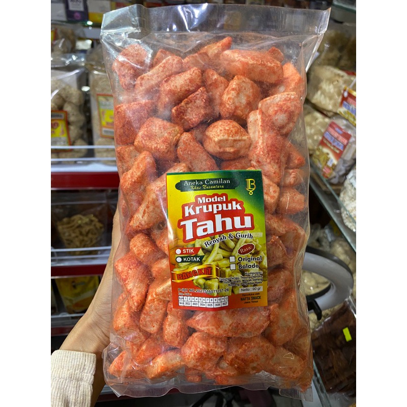 HEBOH KRUPUK TAHU BALADO KERUPUK TAHU BALADO KOTAK