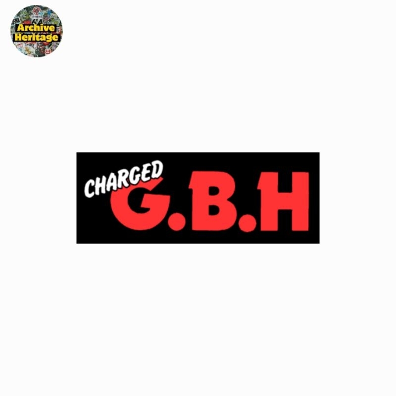 

sticker Charged GBH logo punk rock band stiker