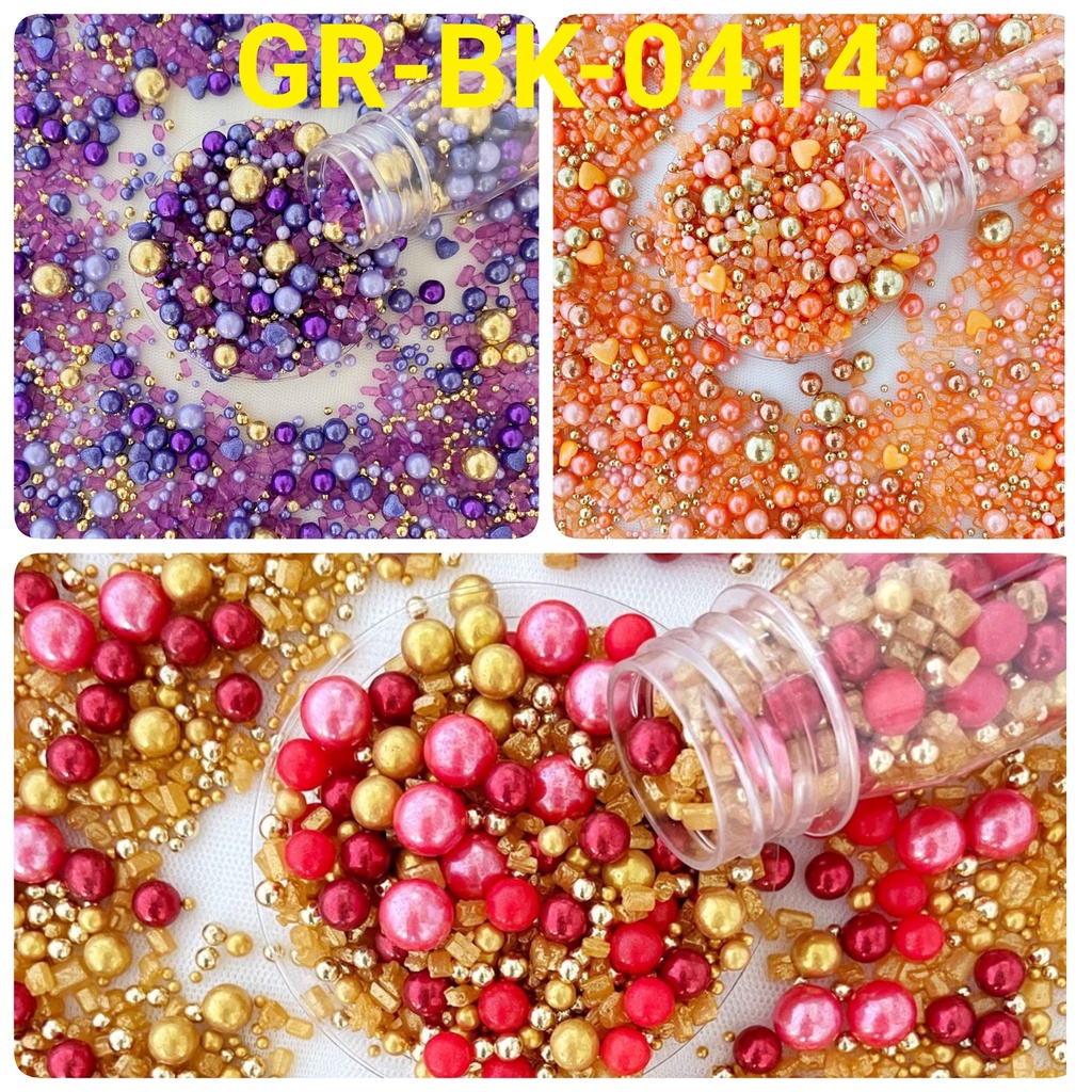 

LIMIT GRBK414 Trimit springkel sprinkles 3gr mutiara emas ungu pink yamama baking grosir murah sprinkles cake dekorasi mutiara trimit decoration story sprinklestory sprinklesstory sprinkle story yamama baking