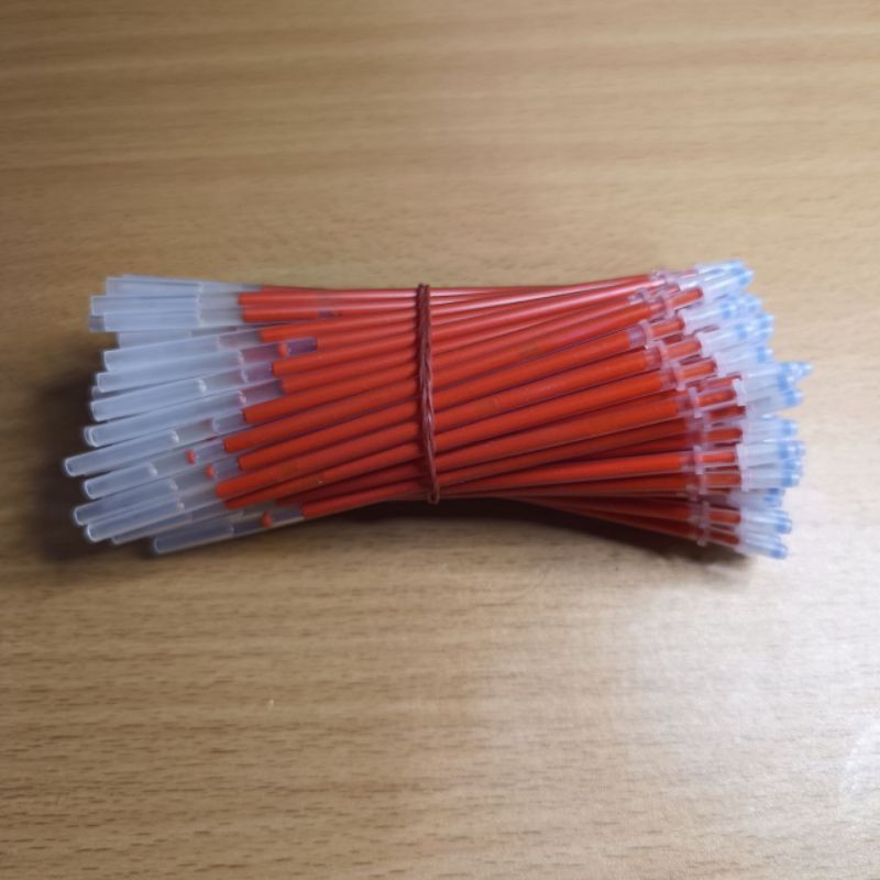 

REFILL TINTA GEL ISI ULANG / TINTA PULPEN PENA GEL REFILL (RED/MERAH)