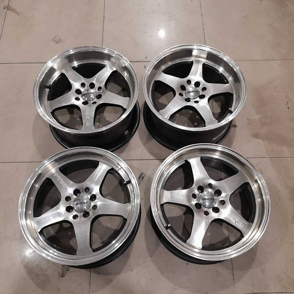 velg mobil bekas racing wm celong ring 17 lebar 7,5/8,5 et37 pcd 8x100/114,3