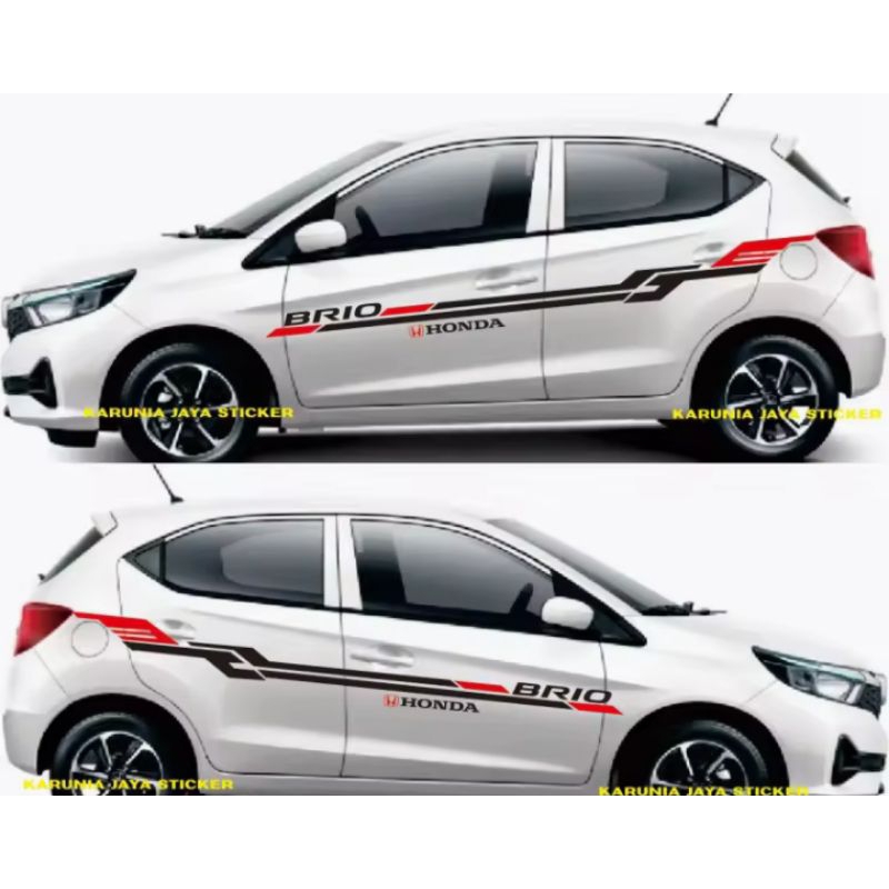 stiker mobil HONDA ALL NEW BRIO stiker mobil brio sticker Brio Stya sticker all new brio