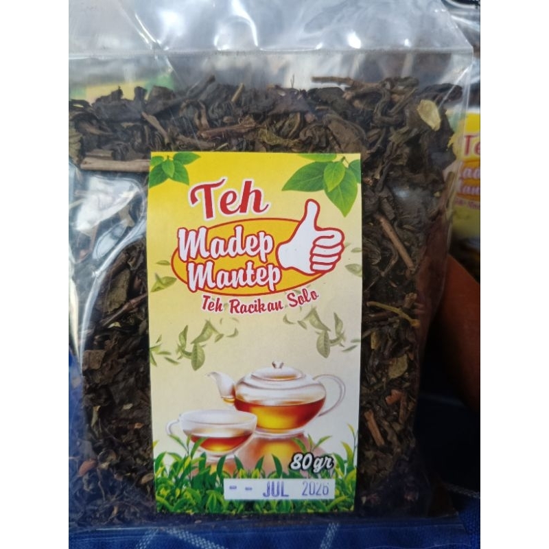 

Teh Madep Mantep teh racikan solo 160 gram (80 gram x 2pcs)